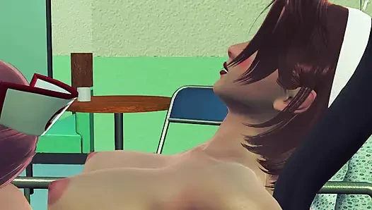 Nurse fucks her futanari patient in the room - 3D HENTAI
