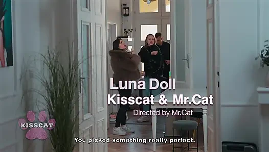 Honeymoon Stepmoms Luna Doll Catches Stepson for Cowgirl Ride Then Kisscat Gets Secret Creampie