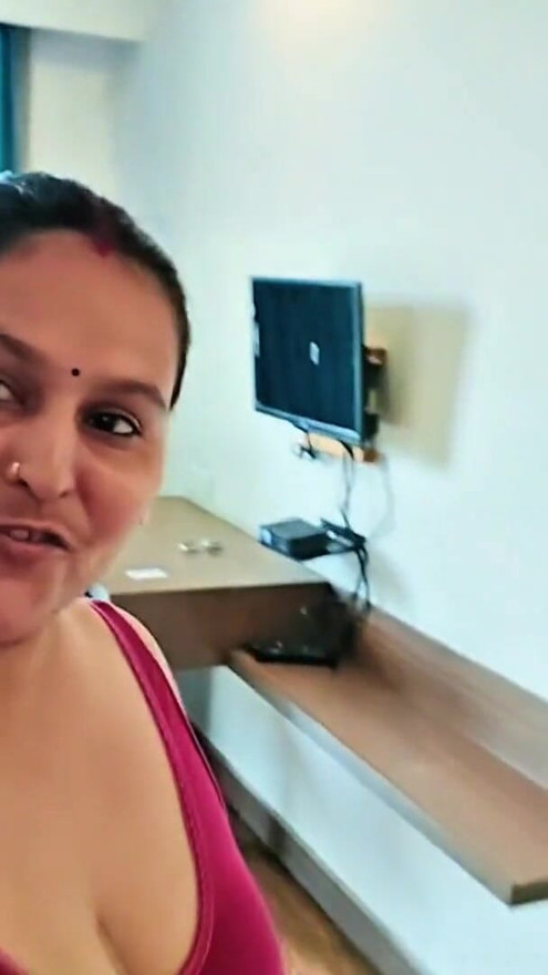 Indian couple intimate in hotel room | Clip 1