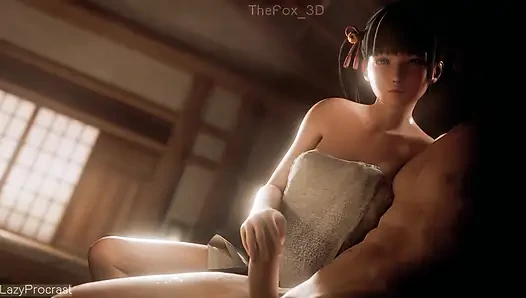 Dead or Alive DOA - azusa + koharu Teil 1 WM Farb gradieren (kein ton) von LazyProcrast Animation 3D Hentai