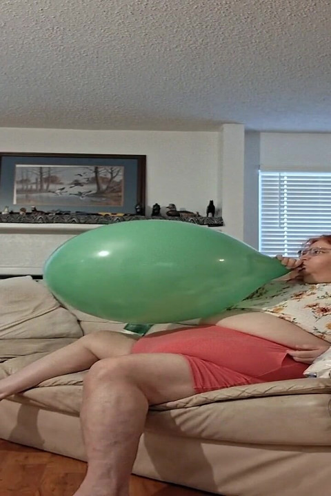 Requested Blow up and Pop Video by Big Beauty Nurse Vicki