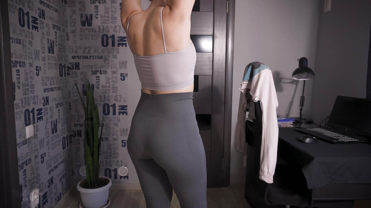 Administrar línea de bragas visible antes de ir al gimnasio vpl