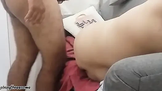 pinay cheating wife get pounded by Husband and Husband's friend Filipino threesome