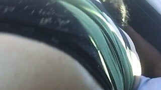 Married mexican whore slurping on black dick in my car before going home to husband.