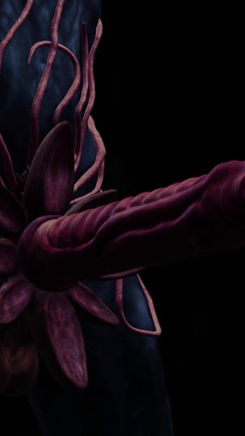 Thrilling moment from "Hot alien sex in a dark cave with a horny young blonde"