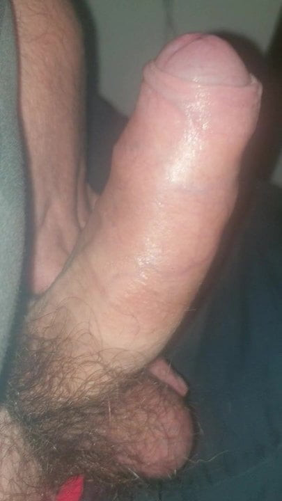 Stroking my uncut cock