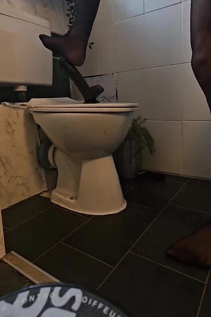 Sissy in Stockings Rides Her Dildo Pt1