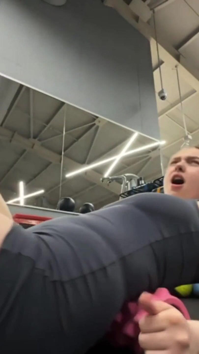 Bbw sexy girl jucielussie training in the gym | Clip 1