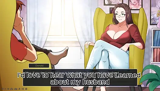 Aku pergi ke terapis di mana terapisnya adalah seorang wanita dengan payudara besar dan pantat besar bagian 1 game game porno