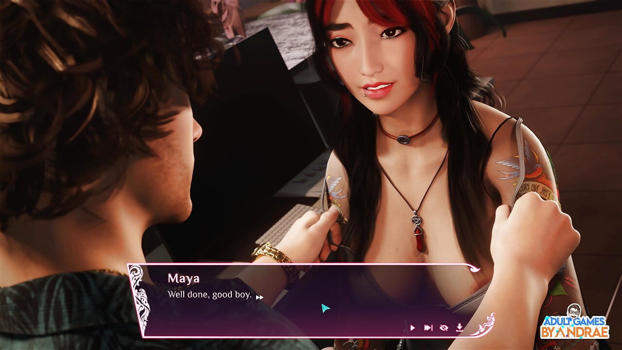 Épisode 4: Massage Rapide Avec Maya - Quand Le Flirt Finit En Distraction Irrésistible