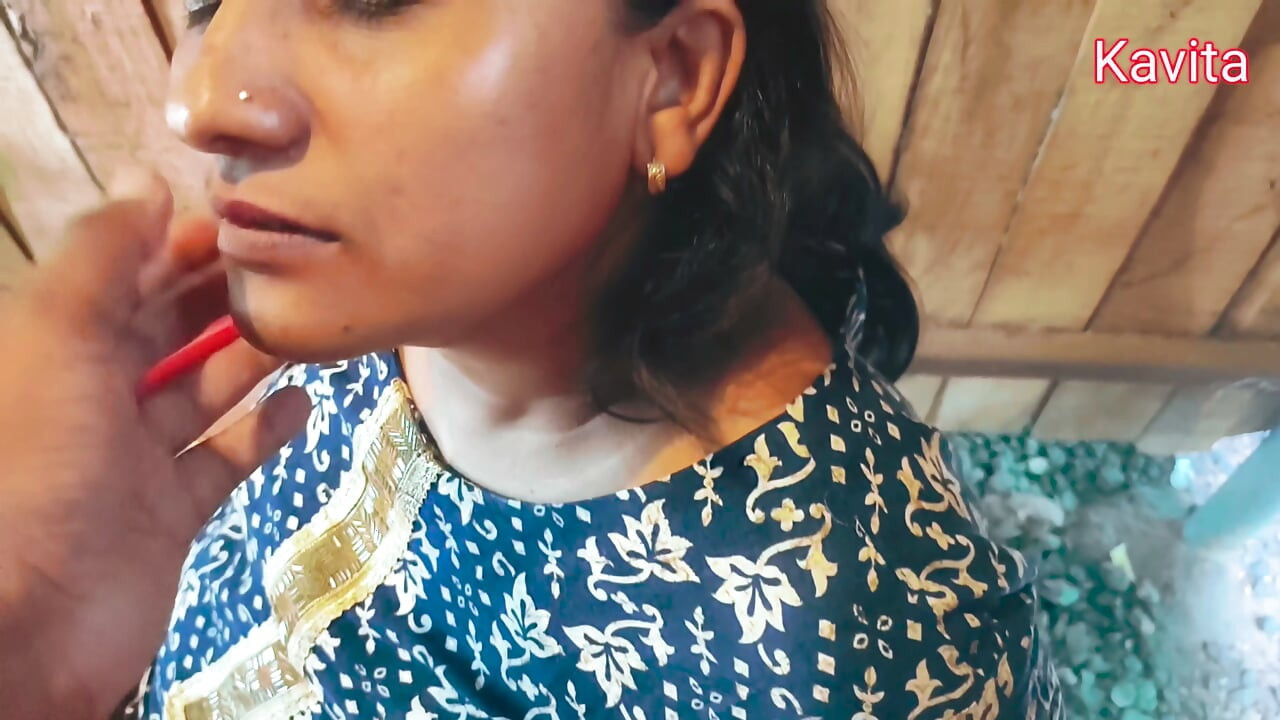Desi Indian Kavita and Tatya fuck in picnic tent