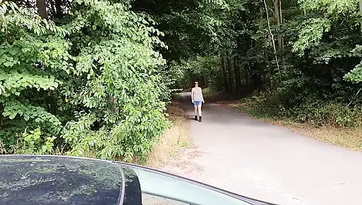 Pengendara terhempas