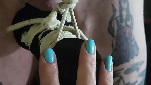 Goode Girl Ballbusting Foot Fun