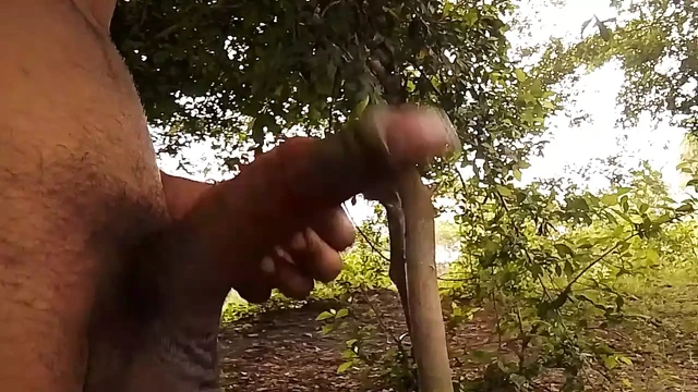 Young Indian man big cock show