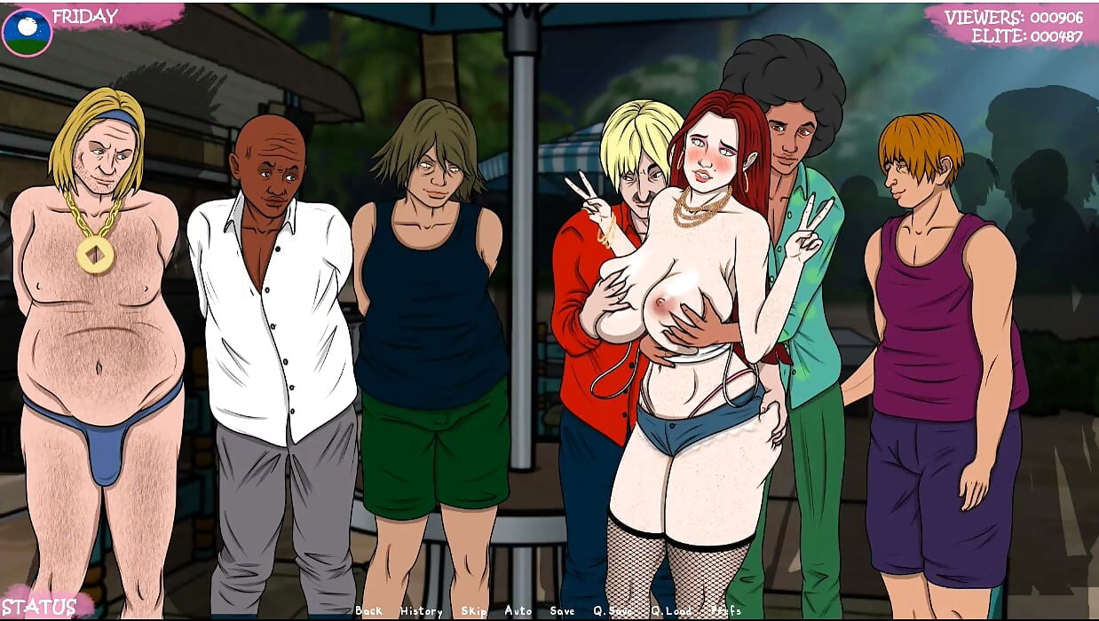 Lust Town - gameplay - rollenspel - Amanda werkt in de bar en wordt zelf ontmaskerd