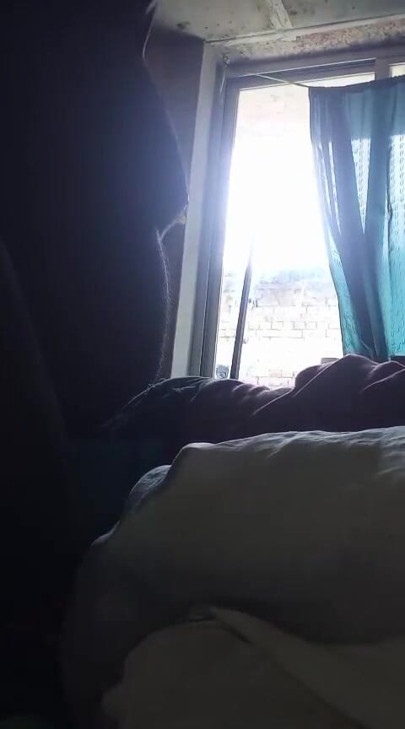 Aunty rubs her pussy after seeing my penis and then takes my penis inside. | Clip 1