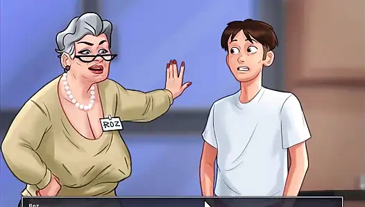 Kisah musim panas: aku ngentot sama roz tua