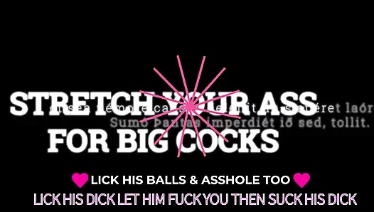 AUDIO ONLY - Become prepared and motivated to perform ass to mouth BJS