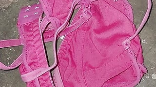 Cock water drained over sister-in-law's bra... Then gave it to sister-in-law