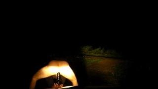 Outdoor-Dildofick bei Nacht 2