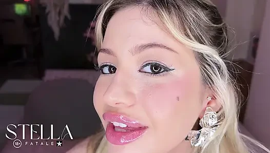 Glossy Lips Tease  drool Over My Shiny Wet Lips