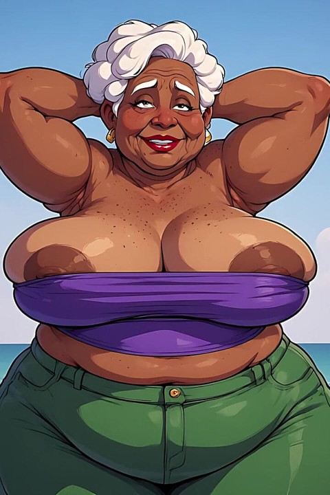 Thick BBW Indian Women at Beach Ai