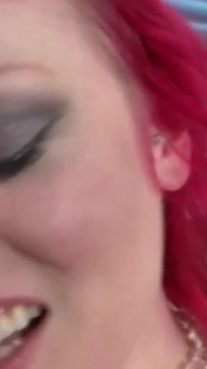 Powerful moment from "Red Head Slut go BBC"