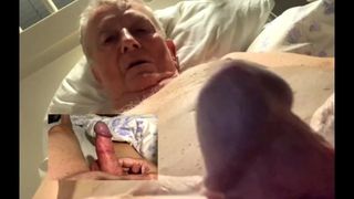 grandpa stroke on webcam