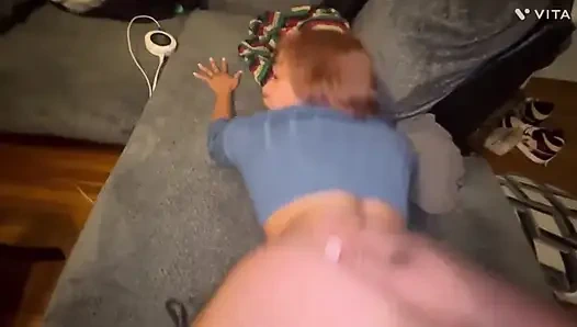 Baddie si cewek super semok ini lagi-lagi ngentot pantatku habis-habisan sampai dicrot di dalam!