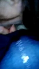 Car blowjob ends with cum in mouth and swallowing