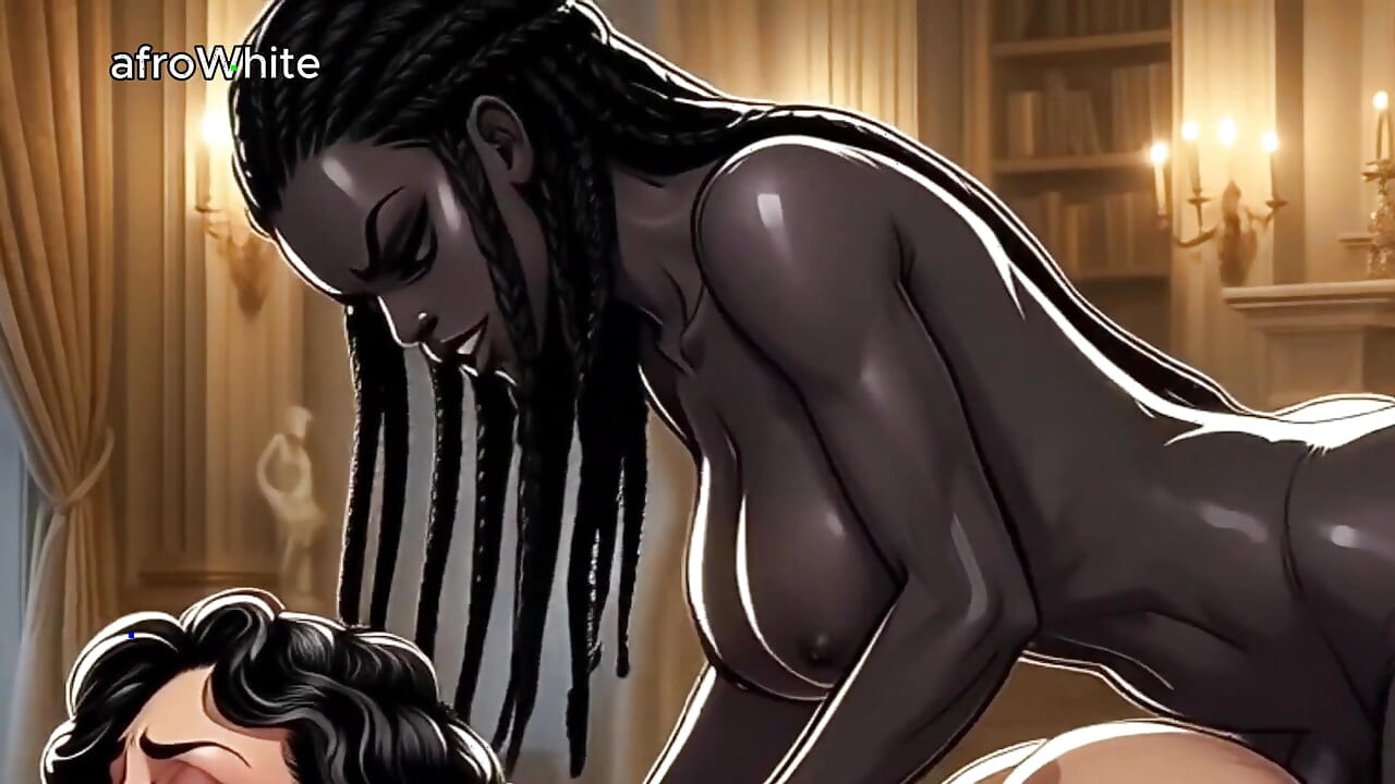 Ai Generated - Hentai Cartoon Animated Anime African American Black Ebony European Trans Goddess Stripper Fucks Step Sister