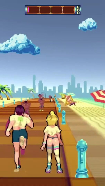 FInishing My Rollerblading BY FUCKING ALL BEACH GUYS! - Rollerbabe | Clip 3