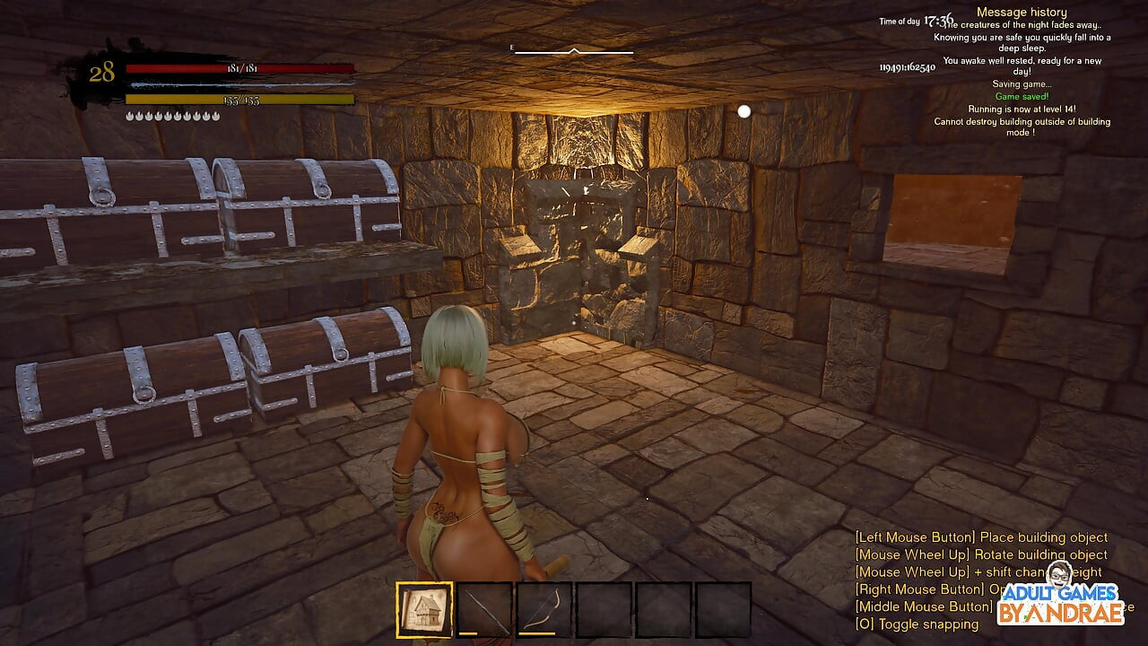 Ep8: Armor Bench and Firepit Cauldron - Wicked Island Stone House Upgrades