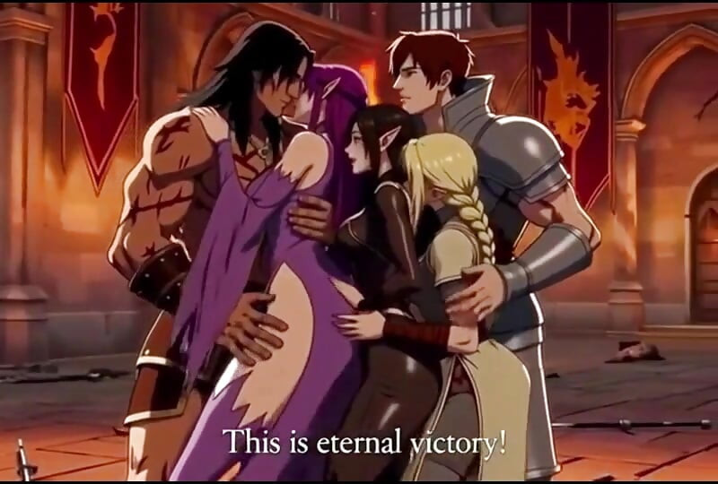 After an epic fantasy battle victors claim their spoils