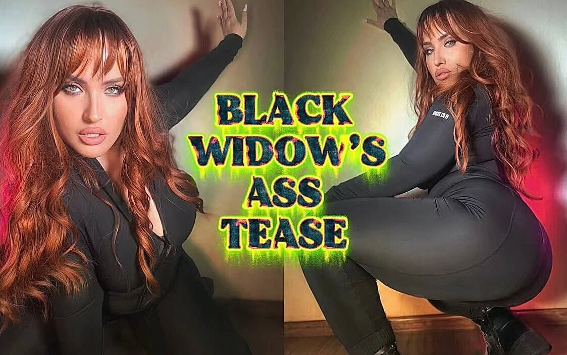Big Ass Black Widow Twerk