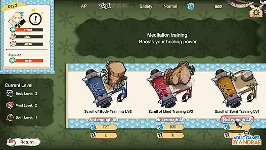 Kaç, elf ninjam! 3 boyutlu oyun bölüm 2 - Lizet'in eğitimi ve keşfi başlıyor