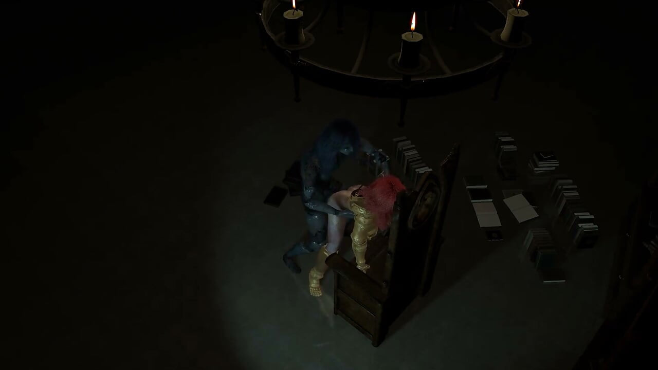 Malenia Is Fucked Standing by Ranni the Witch with a Big Cock