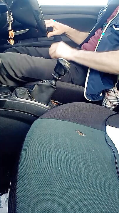 Masturbation in the car while driving