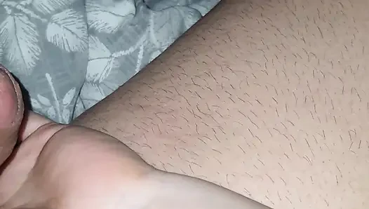 Chubby step son let step mom grab his big dick in erection