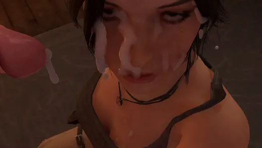 True Facials 03 - ROUGH Facefucking Gagging Cumshots - 3D Hentai Porn Game