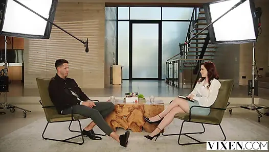 VIXEN Flawless Redhead Nicole Vaunt Has The Most Intense Orgasm In Passionate Sex With Fan