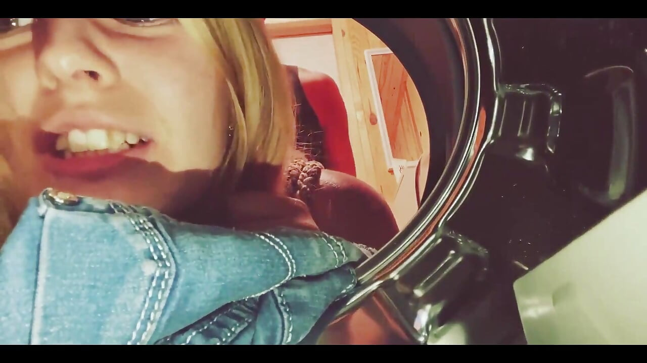 My Stepsister Got Stuck in the Washing Machine and I Decided to Help Her with My Big Dick