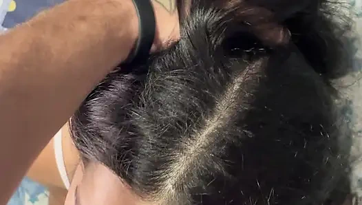 Sucking soft and feeling the veiny cock get hard inside the mouth - Facial cumshot in part 2 available on VIP