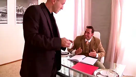 Blonde Bound in BDSM Threesome Wild Fuck