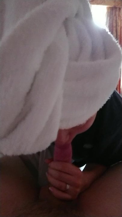 Towel head asian wife sucks