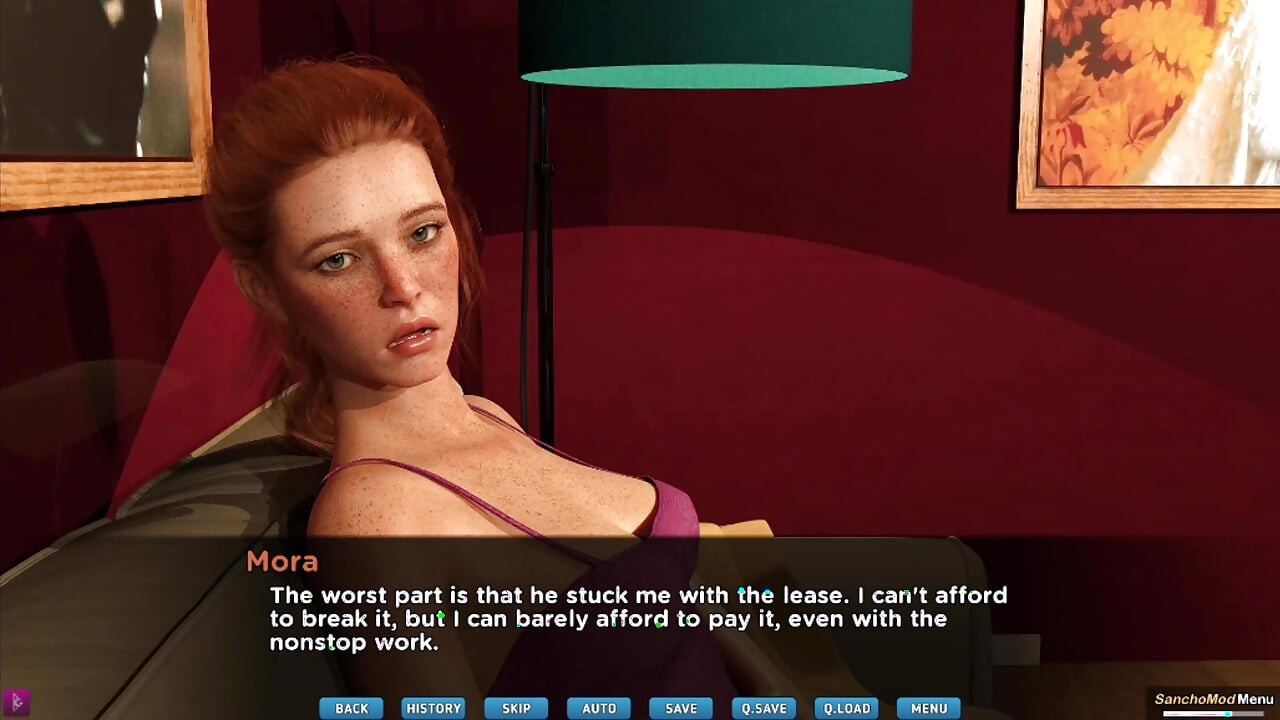 Bare Witness #6 Mora is sucking a good kisser.