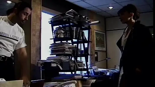 French Secretary Got Big Load on Her Ass