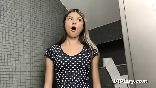 Piss Shoot, Gina tests the new girl