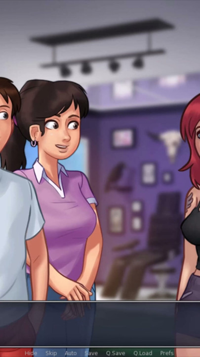 Summertime Saga - Mia got her Tattoo - ive helped Roxy get her ID and saw them boobies | Clip 1