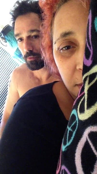 Hubby n me makin silly